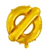 Bogstav Ballon “Ø” Guld 41 cm.