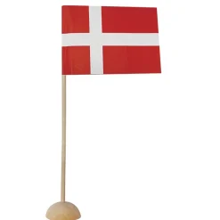 Bordflag m. træ fod 4 stk. – Scanseason