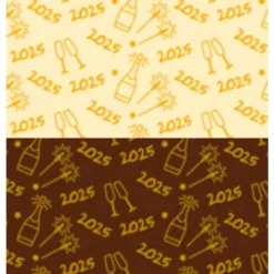 Chokoladefolie / Transfer Sheet Nytår 2025