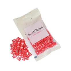 Dannebrog / danske flag krymmel mix 40 g. – Sweetkitchen
