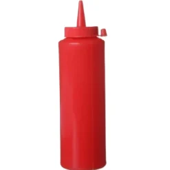 Dekorationsflaske / Dressingflaske Rød 35 cl – Hendi