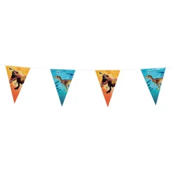 Dinosaur Vimpel Flag Guirlande – 6 m