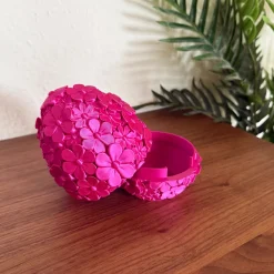 3D Printet Marguerit Påskeæg – Daisy Bloom Container – Valgfri Farve