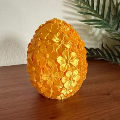 3D Printet Marguerit Påskeæg – Daisy Bloom Container – Valgfri Farve