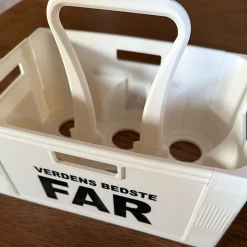 Dåseholder / Ølkasse til 6 dåser (330 ml) med teksten “Verdens Bedste Mor” – Mors Dag