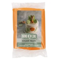 Fondant Orange (Smidig & Farveintens) fra BrandNewCake – 250g