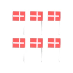 Genanvendelig Kageflag i silikone 6 stk.
