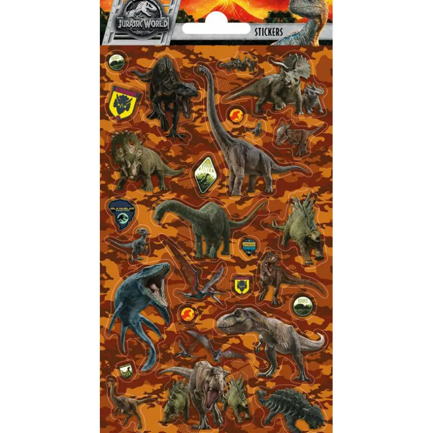 Jurassic World Klistermærker