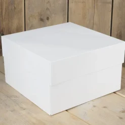 Kageboks Hvid, 30 x 30 x 15 cm – FunCakes