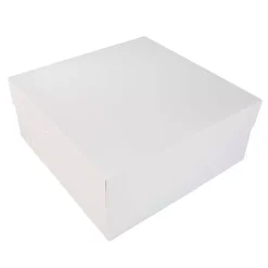 Kageboks / Kageæske Hvid 35 x 35 x 15 cm
