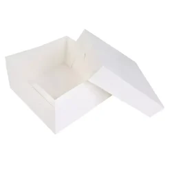 Kageboks / Kageæske Hvid 30 x 30 x 15 cm
