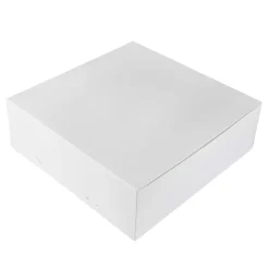 Kageboks / Kageæske Hvid 30 x 30 x 10 cm