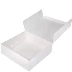Kageboks / Kageæske Hvid 30 x 30 x 10 cm