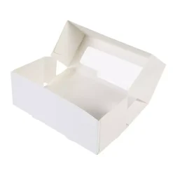 Kageboks / Kageæske Hvid – 26 x 12 x 7 cm