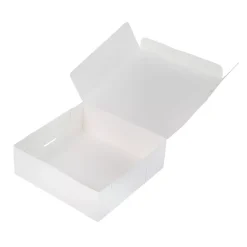 Kageboks / Kageæske Hvid 15 x 15 x 5 cm