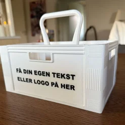 Ølkasse med Egen Tekst eller Logo – Passer til 6 dåser (330 ml)