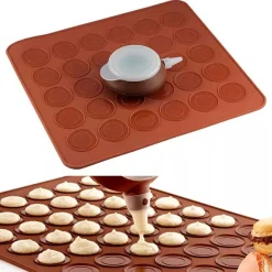 Macaron bagemåtte silikone