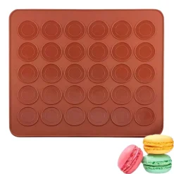 Macaron bagemåtte silikone