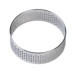 Perforeret Tærtering / Kagering Ø 6 cm.