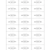 Personaliserede Aflange Etiketter / Labels til bl.a. Condibøtter 24 stk. – 6,4 x 3,39 cm