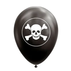 Pirat / Halloween Balloner 8 stk. – Ø 30 cm.