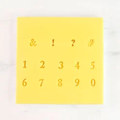 PME Fun Fonts Prægesæt Tal & Special tegn – Collection 2