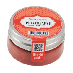 Rød pulverfarve 4g – Sweetkitchen