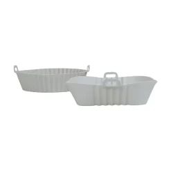 Silikoneforme til Airfryer 2 stk. – Ø20cm + 21 x 21 cm