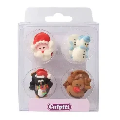 Sukkerpynt Jule figurer 12 stk. – Culpitt