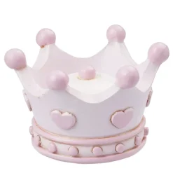 Topfigur Krone Lyserød 3cm