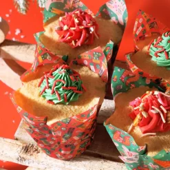 Tulipan Muffinsforme (Enchanted Jul) fra PME – 24 stk.