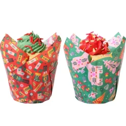 Tulipan Muffinsforme (Enchanted Jul) fra PME – 24 stk.